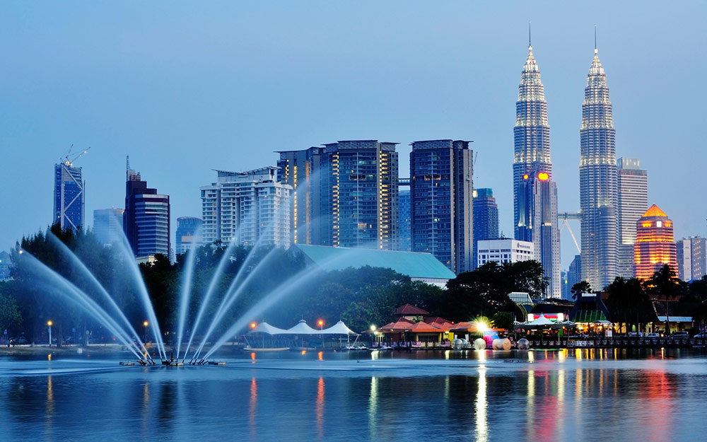 المسافات بين مدن ماليزيا السياحية 