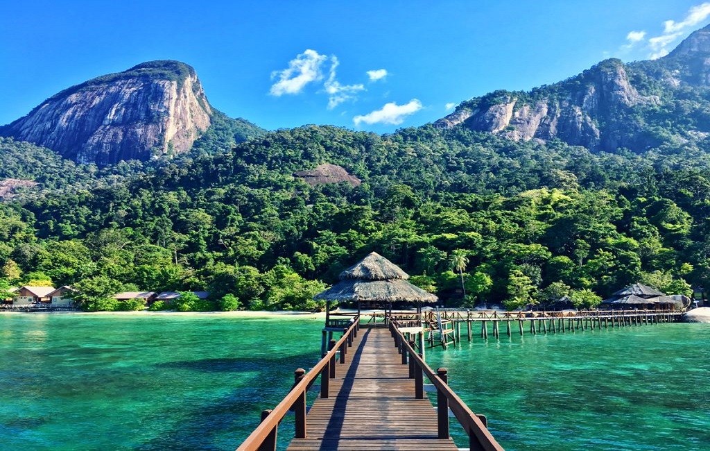 السياحة في جزيرة تيومان ماليزيا 